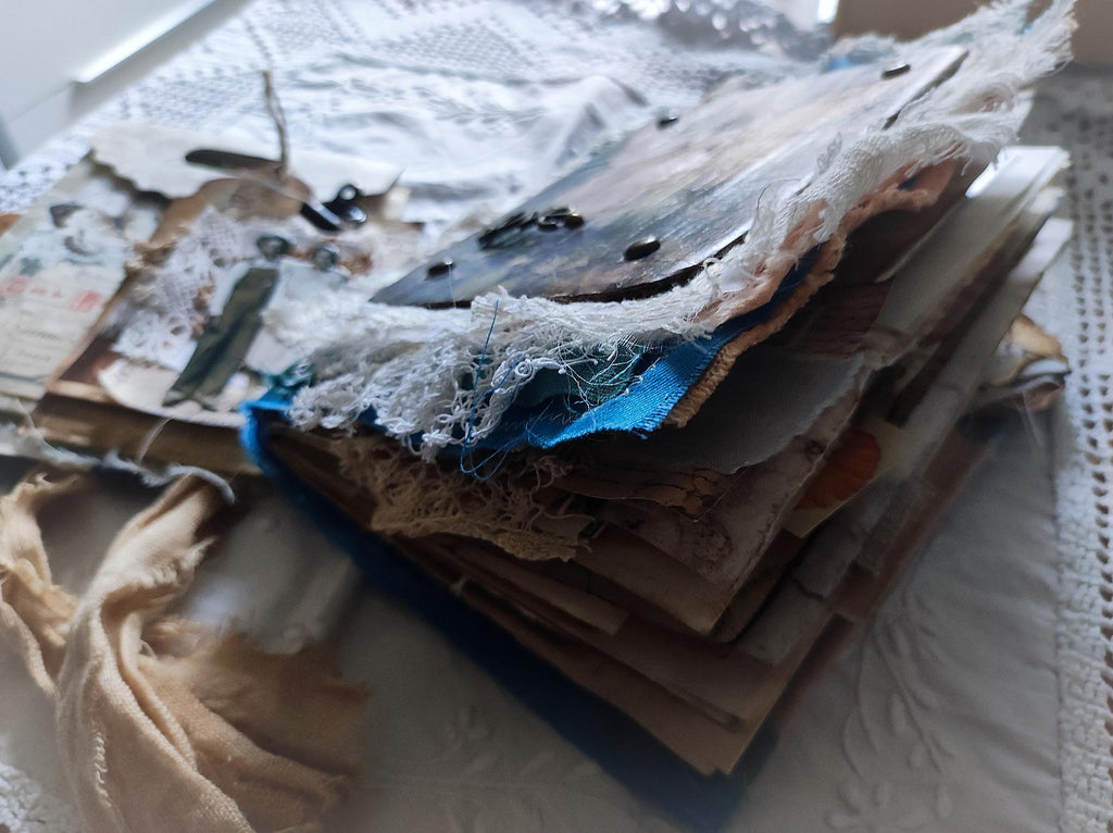 Love — Handmade Linen & Lace Artist Book