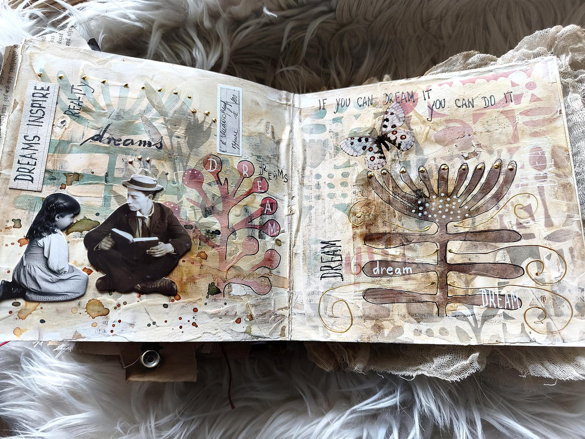 Handmade Artist Book on Cotton Watercolour Paper