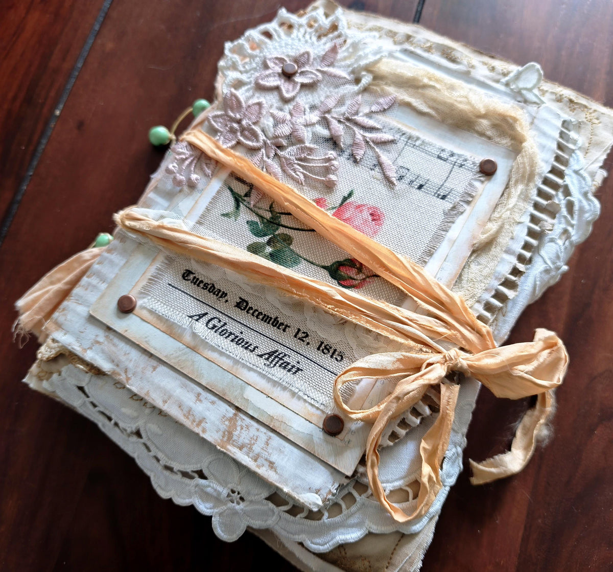 Junk Journal handmade art Vintage Style Art Book shabby chic