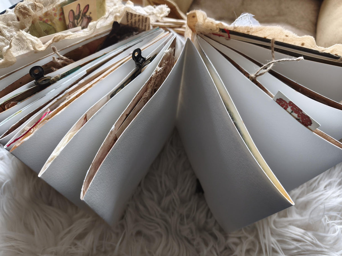 Handmade Artist Book on Cotton Watercolour Paper