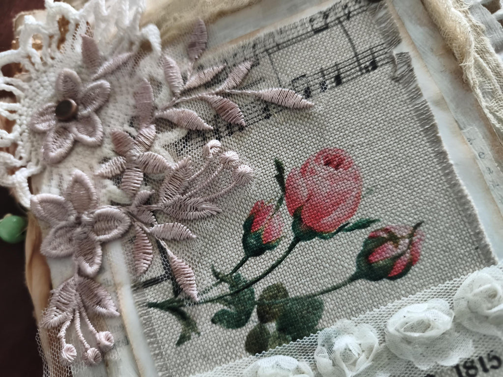 Junk Journal handmade art Vintage Style Art Book shabby chic