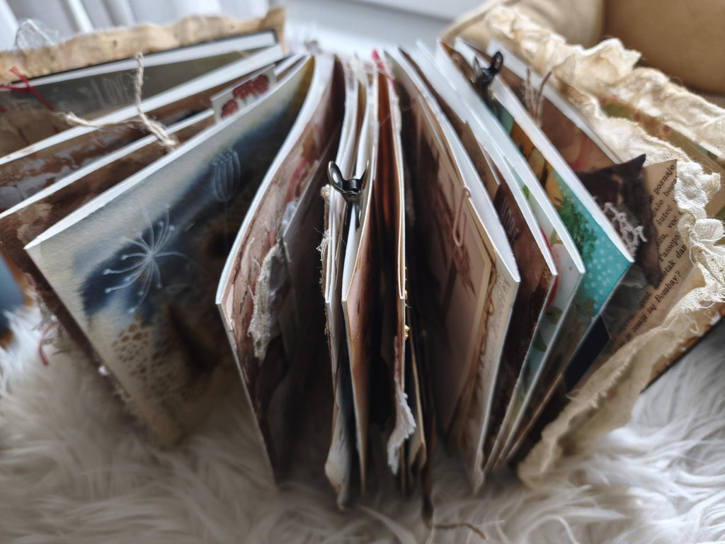 Handmade Artist Book on Cotton Watercolour Paper