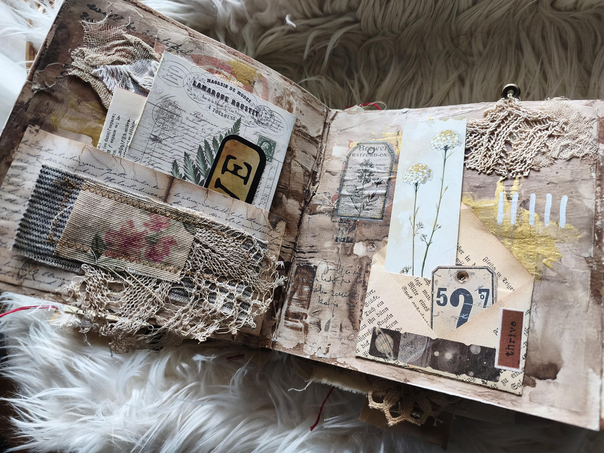 Handmade Artist Book on Cotton Watercolour Paper