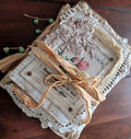 Junk Journal handmade art Vintage Style Art Book shabby chic