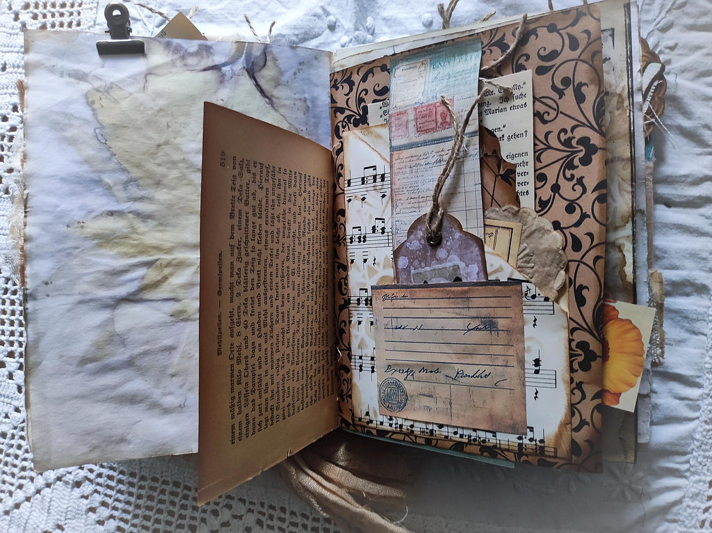 Love — Handmade Linen & Lace Artist Book
