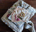 Handmade Linen and Lace Junk Journal: Vintage Style Art Book
