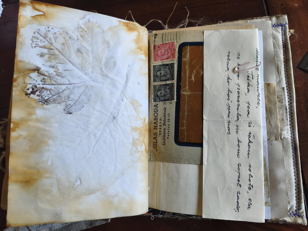 Handmade Linen and Lace Junk Journal: Vintage Style Art Book